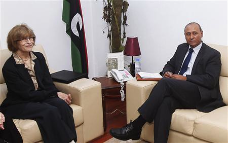 State Department Deputy for Near Eastern Affairs, Elizabeth Jones, meets with US-backed Occupied-Libya Deputy Foreign Minister Mohamed Abdulaziz. The US lost their ambassador and several CIA agents in Benghazi. by Pan-African News Wire File Photos