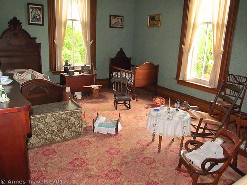 Child's bedroom in the Hamilton House, Genesee Country Village & Museum, Mumford, New York