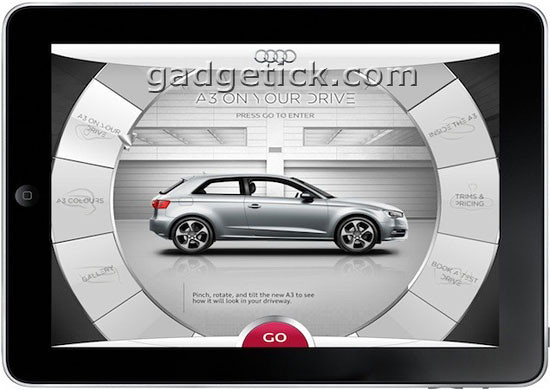 Приложение iPad для Audi A3