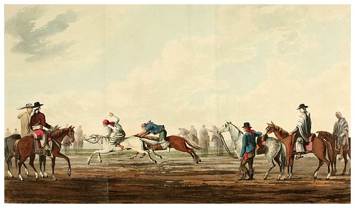 010-Carrera de caballos-Picturesque illustrations of Buenos Ayres and Monte Video..-1820- Emeric Essex Vidal
