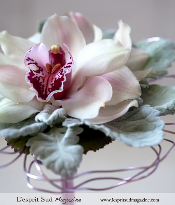 Wedding bouquet with wire armature - Part II