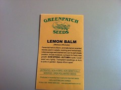 Lemon Balm seeds