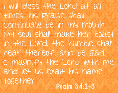 Psalm 34:1-3