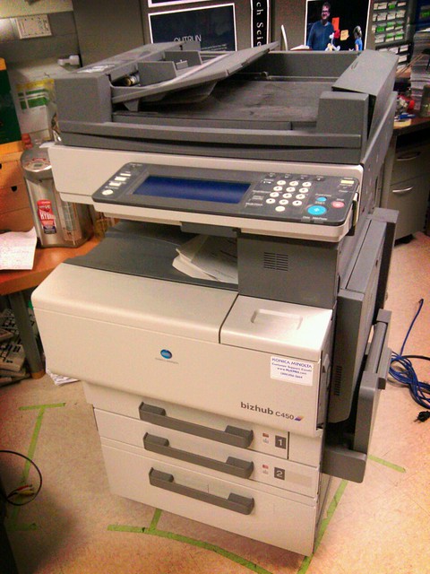 color copier acquired for Critical Making project