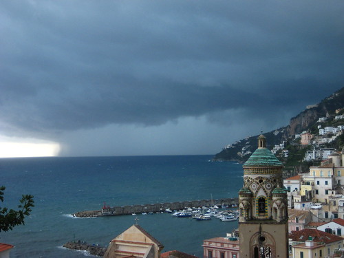 Here comes the storm, Amalfi, Italy