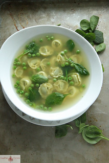 Spinach Totellini Soup