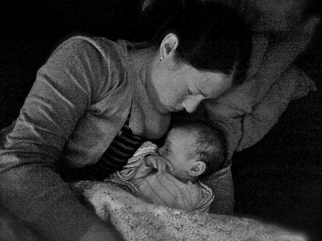 Sleeping Mom and Maggie