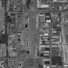 aerial view mettetal airport