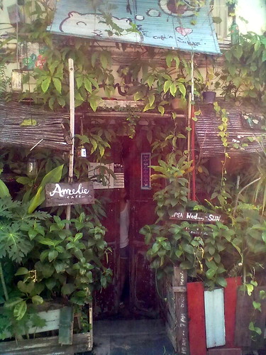 Unusual cafe front