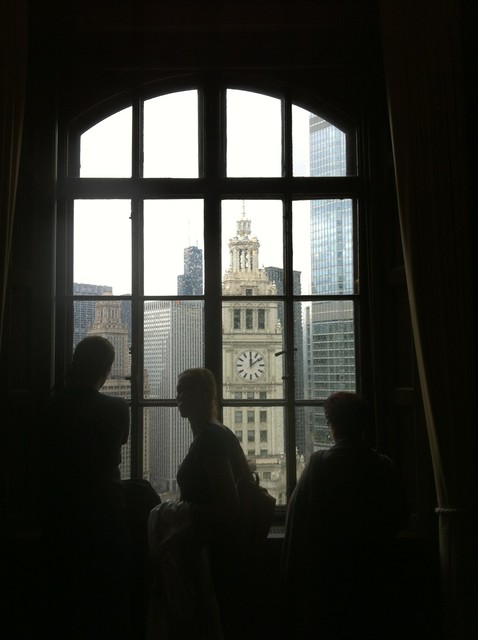 McCormick’s office view at Tribune Tower - #OHC2012 -
