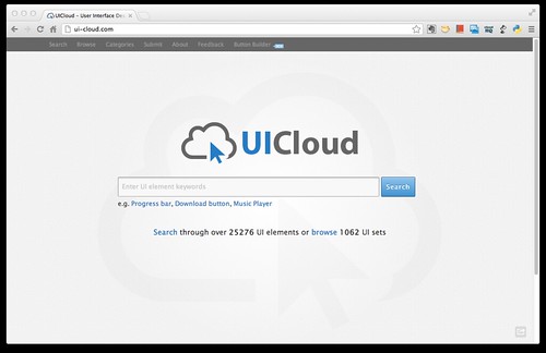 UICloud 홈페이지 화면들