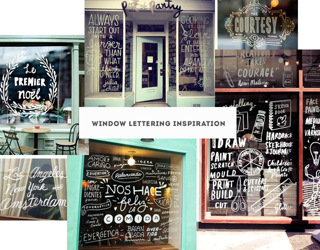 Window Lettering Inspiration