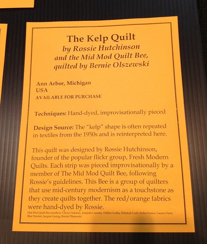 Kelp Quilt Credits