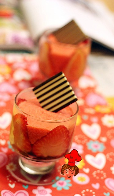 布朗尼草莓凍 Brownie with strawberry jelly 6