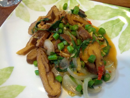 Stir Fried Duck with Holy Basil