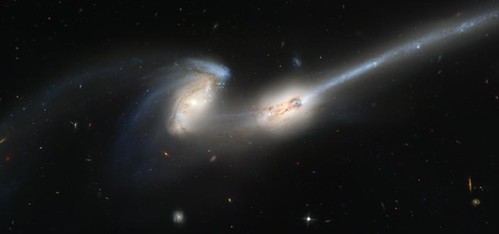The Mice (NGC 4676): Colliding Galaxies With Tails of Stars and Gas