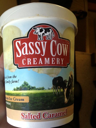 Sassy Cow Creamery Salted Caramel ice cream