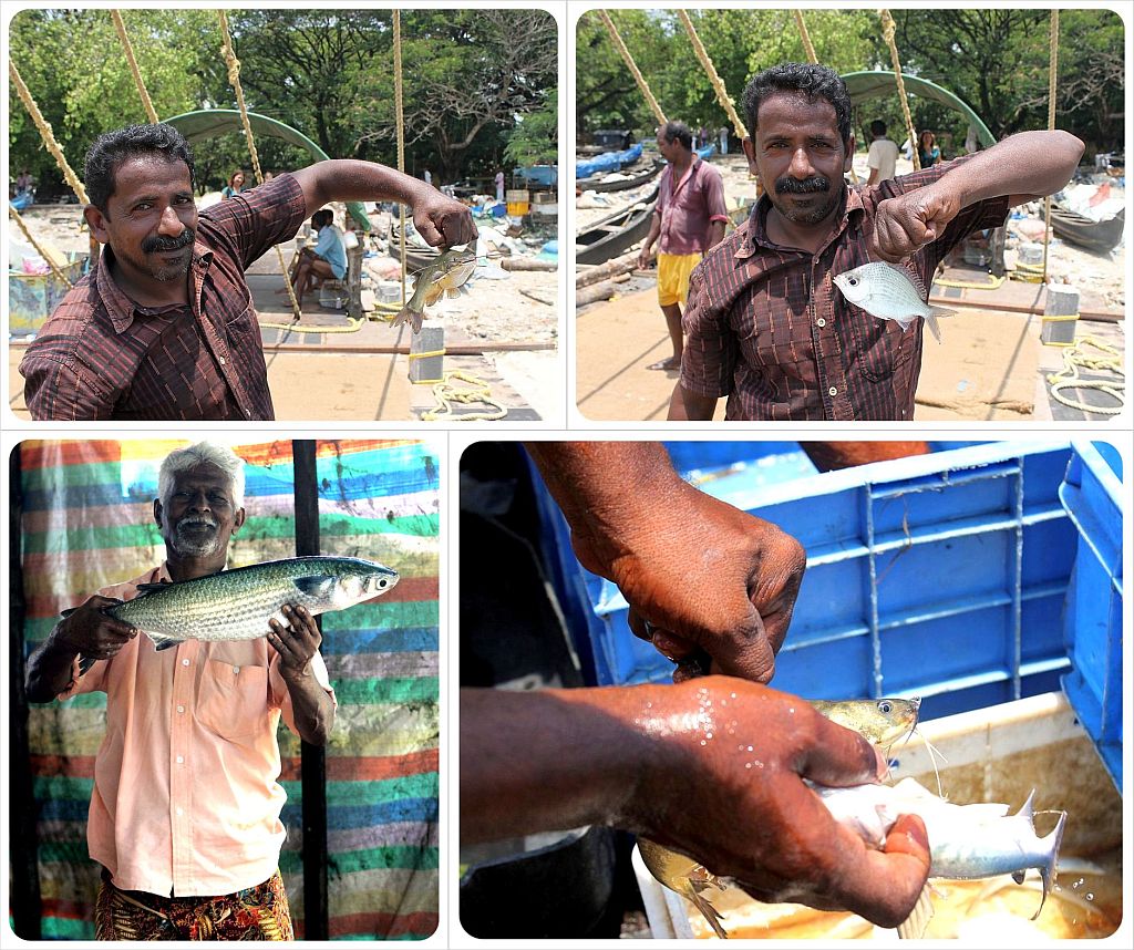 Fishermen in Fort Cochin Kerala