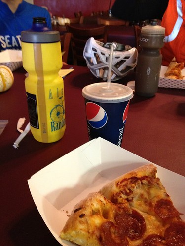 Pizza and soda in Independence