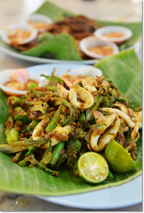 Sambal Squid with Four Angled Beans