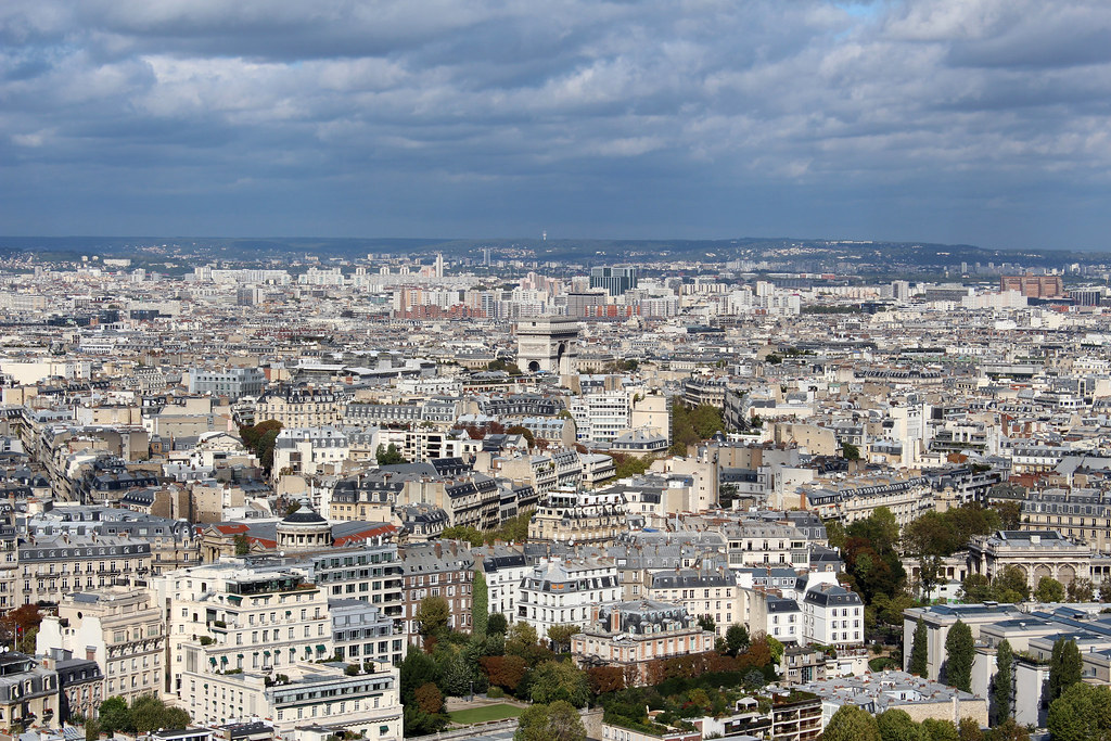 Paris vom Eiffelturm aus
