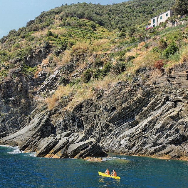Sea kayak adventure from Vernazza to Monterosso