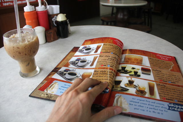 Flipping through the menu, there are some really attractive coffees