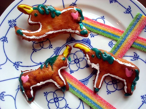 Unicorn doughnuts