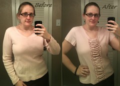 Ruched Shirt Before & After