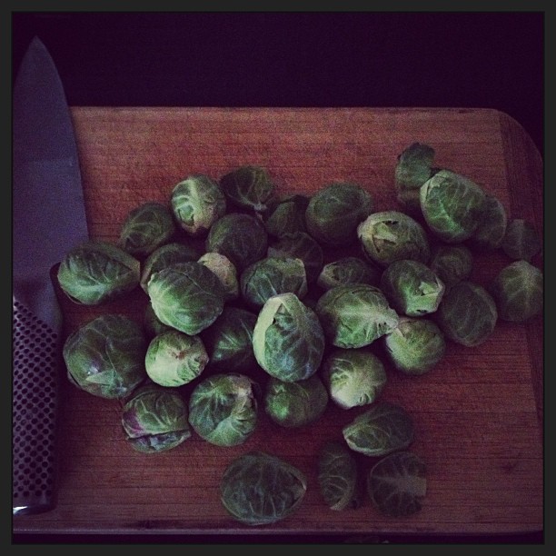 Can't get enough of brussel sprouts lately.