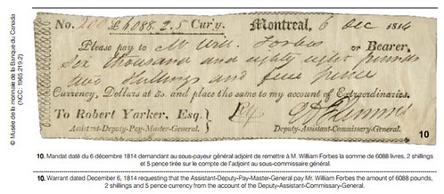 1814 Warrant Montreal