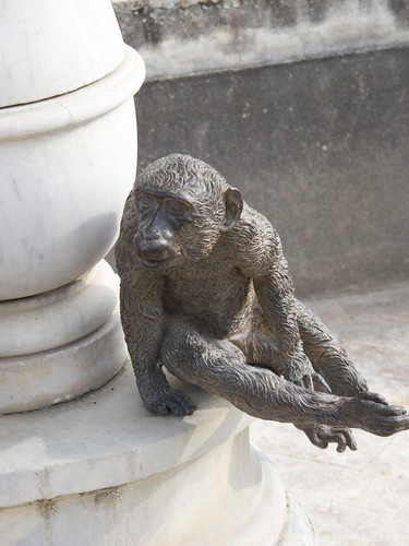 Monkey Figurine in the Giardino di Boboli, Firenze