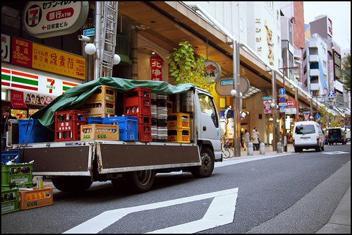 Delivery near Sannomiya Eki by Eric Flexyourhead
