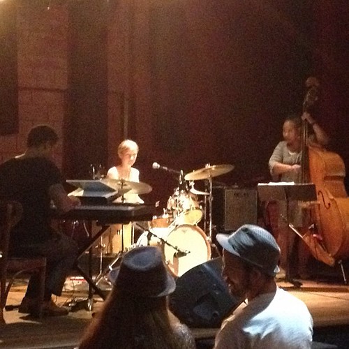 Caitlin Moss trio performing a jazz set from the likes of Wayne Shorter and John Coltrane #tenthmusefestival