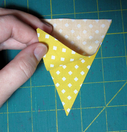 step 4 cut out and place right sides together