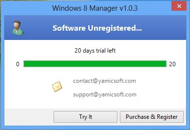 Ключ Windows 8 Manager