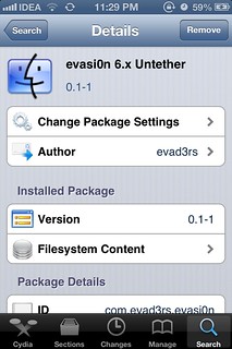 Install evasi0n untethered Cydia iOS 6.1