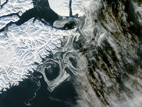 Sea Ice off eastern Greenland