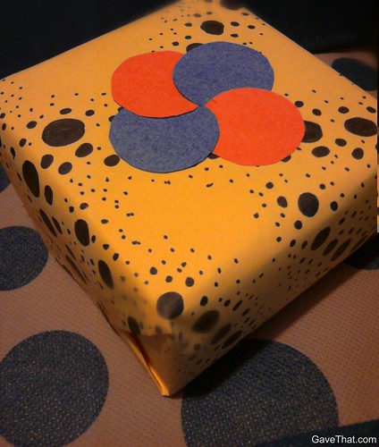 DIY Polka Dot Wrapping Paper inspired by Yayoi Kusama