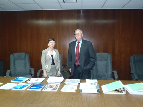 Kelly Lenz, Library Director, Tom Gooding, Attorney