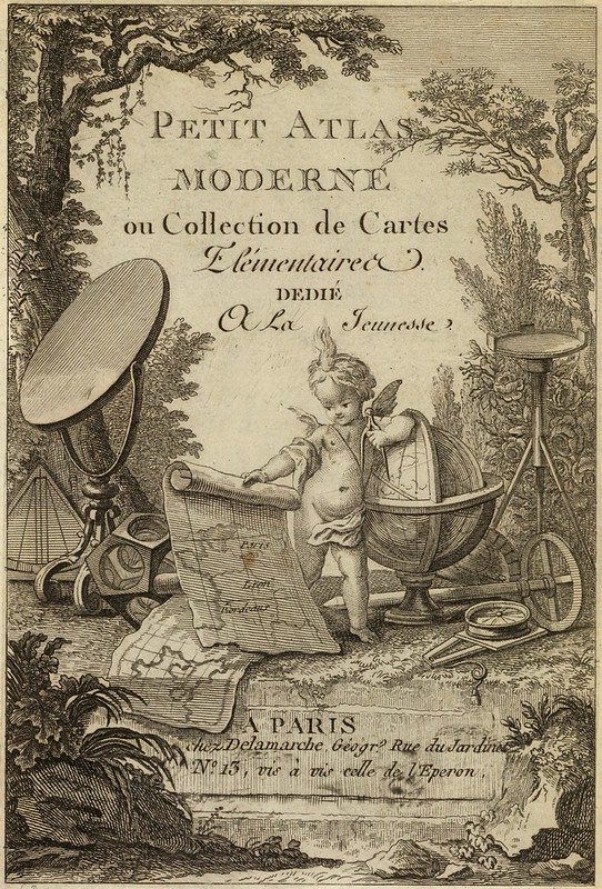 Petit atlas moderne ou collection de cartes elementaires dedie a la jeunesse 1800