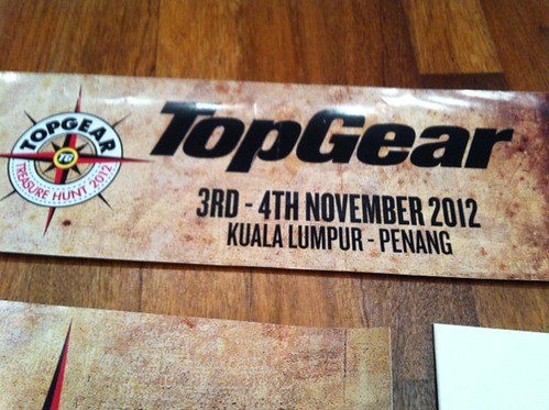 Motortakaful : I'm on Top Gear Treasure Hunt 2012 heading up to Penang!