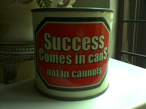 Success comes in cans...