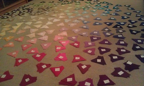 Eternity Quilt: laying and labelling