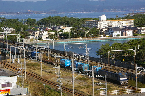JR Freight EF210 series in Bentenjima, Hamamatsu, Shizuoka, Japan /Oct 8, 2012