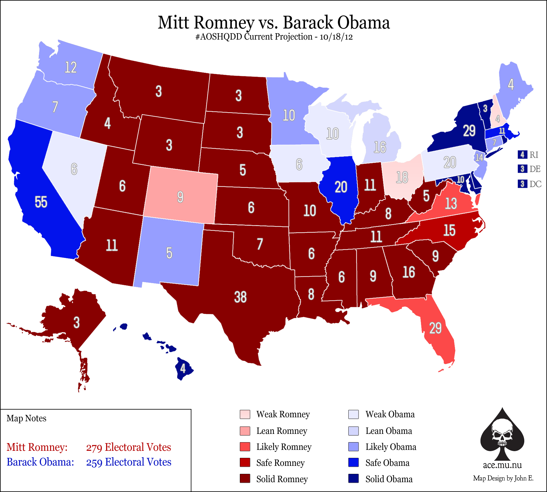 Romney vs. Obama (10-18-12)