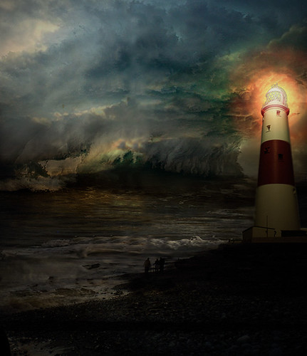 A lighthouse in the storm