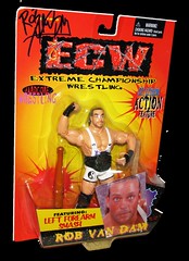 Autographed The Original San Francisco Toymakers ECW Series Figures 