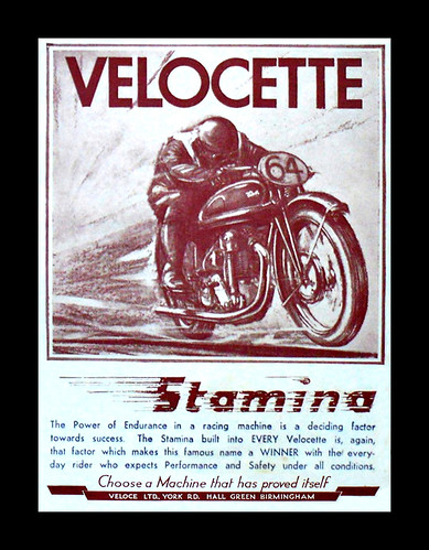 1935 Velocette Stamina by bullittmcqueen