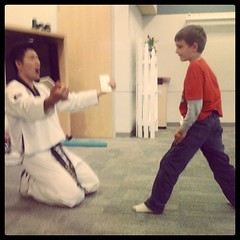 tae kwon do at library